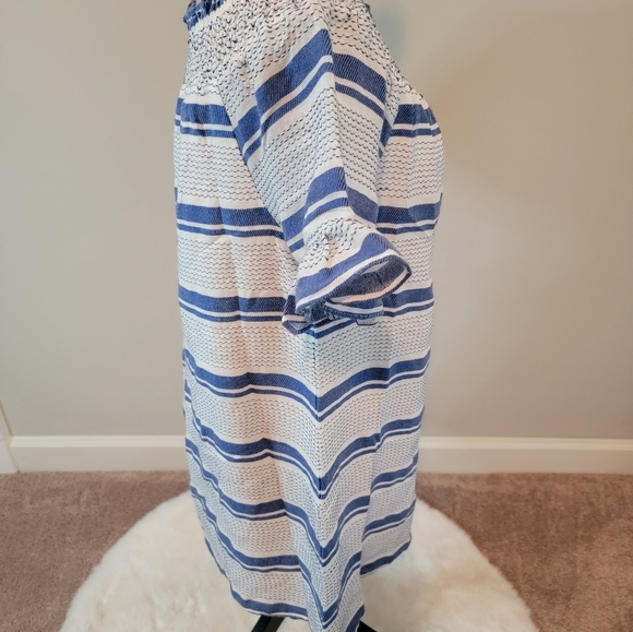 Lost + Wander blue and white dress - Picture 3 of 4